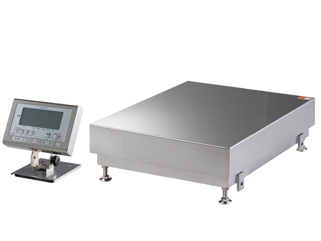 防水型デジタル台はかり セパレート型（ケーブル4m） 400kg KL-IP2