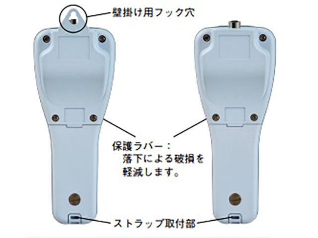 防水型デジタル温度計SK-270WP　背面