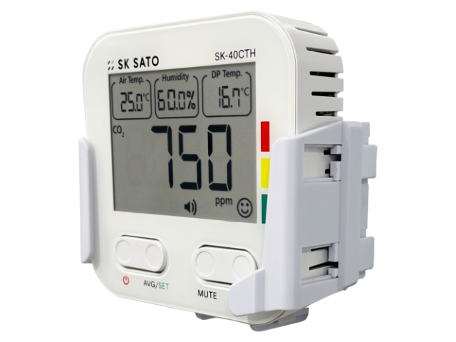 CO2モニターミニ SK-40CTH 側面