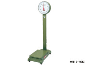 中型100ｋｇ自動台はかり車付D-100MZ