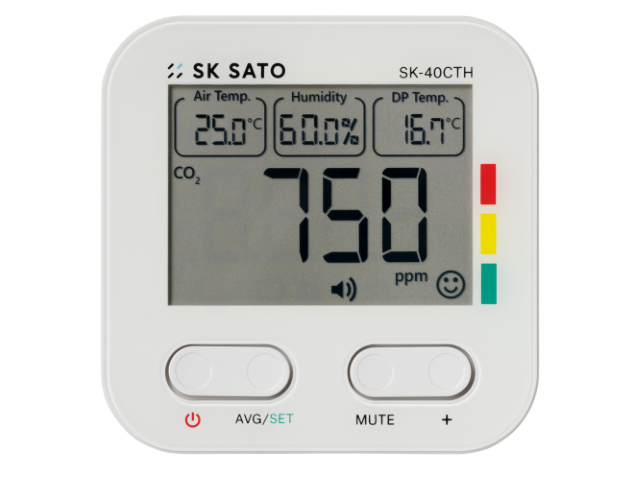 CO2モニターミニ SK-40CTH 正面