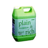 ボディーソープ4.5L プレーン＆リッチ(plain&rich)3本入（ライオン）