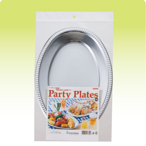 パーティプレート(PY-31)シルバー 600枚