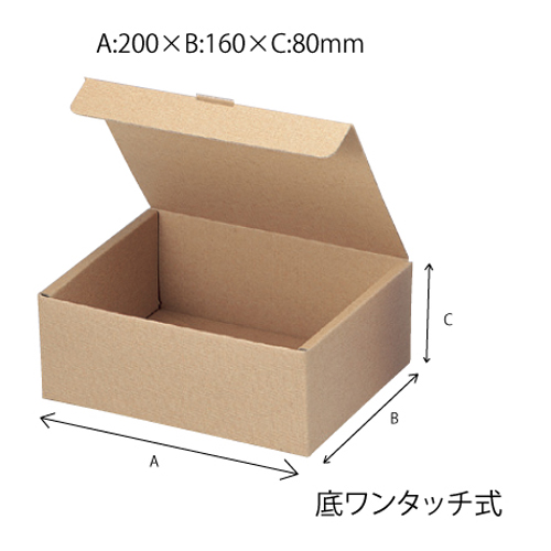 本麻ワンタッチ箱8cm (EE-226)　100枚