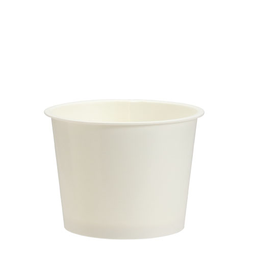 トーカン/アイスカップ 紙容器 業務用（121ml）PC-80F-4 ムジ 両面PE 2000個