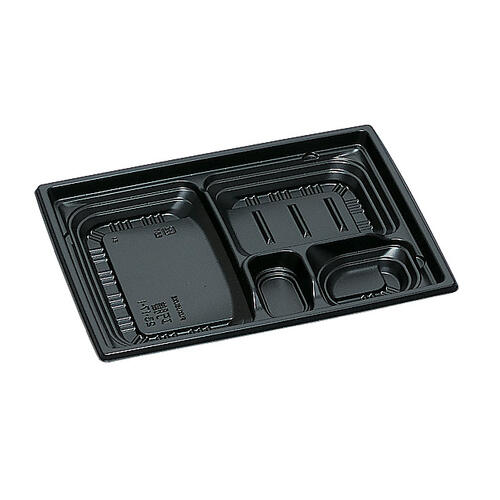 弁当容器 巧膳23-17-1H  黒 800枚