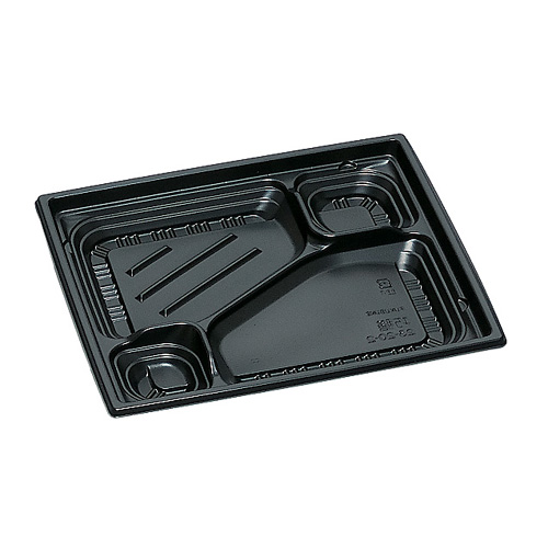 弁当容器 巧膳23-20-2H  黒 600枚