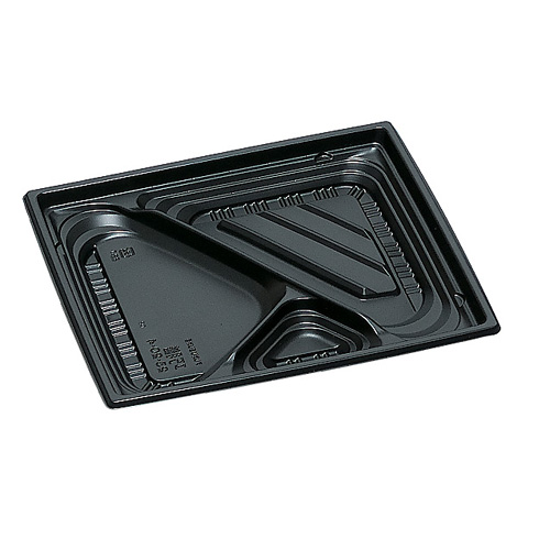 弁当容器 巧膳23-20-4H  黒 600枚