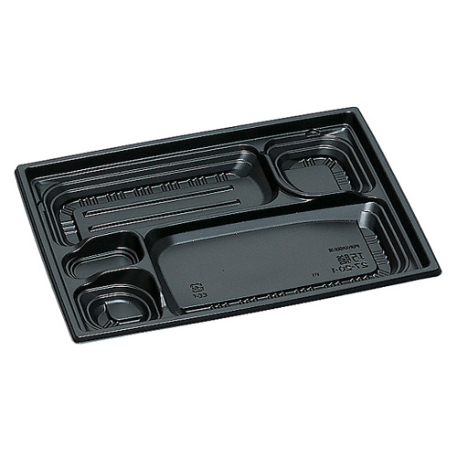弁当容器 巧膳27-20-1H  黒 600枚