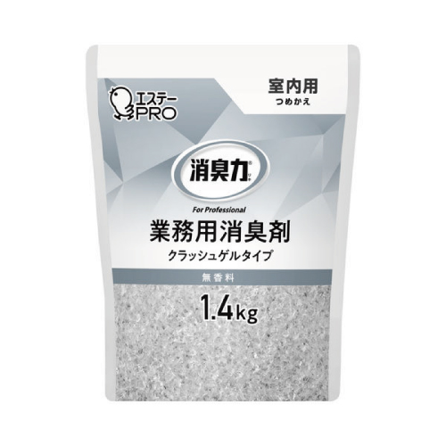 エステー 消臭力 業務用 クラッシュゲルタイプ 室内用 つめかえ 1.4kg カモミール 6個