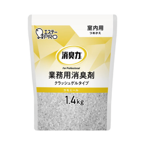 エステー 消臭力 業務用 クラッシュゲルタイプ 室内用 つめかえ 1.4kg シャワーソープ 6個
