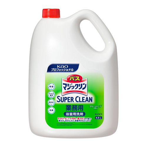 バスマジックリン SUPERCLEAN 業務用 4.5L×4本