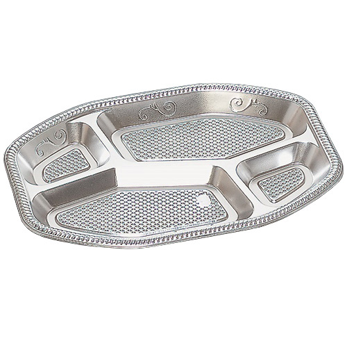 福助工業 0570052 ディッシュ KP-3（かぶせフタ付）500セット（電子レンジ不可）