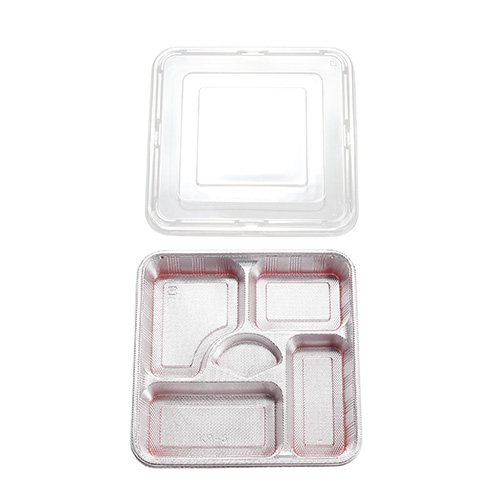 福助工業 0571415 ディッシュ KP-5 ダイヤカット（かぶせフタ付）240セット（電子レンジ不可）