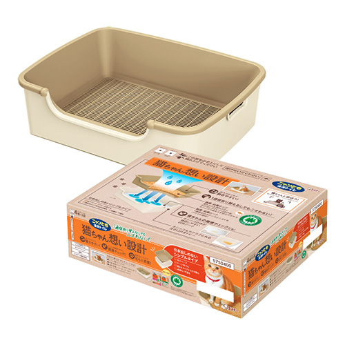 ニャンとも清潔トイレ シンプルタイプ ライトベージュ _エステー 57504