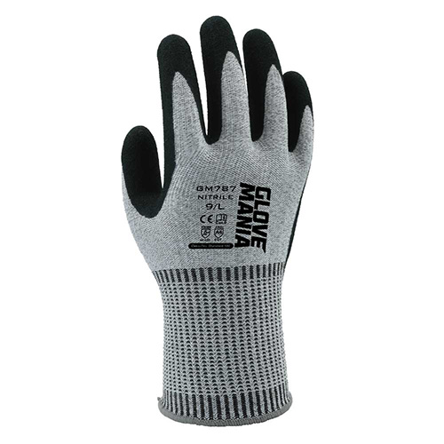 GM787 GLOVE MANIA グローブマニア 耐切創 グレー L 10双