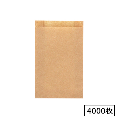 NF耐油ガゼットパック 小 未晒無地 4000枚