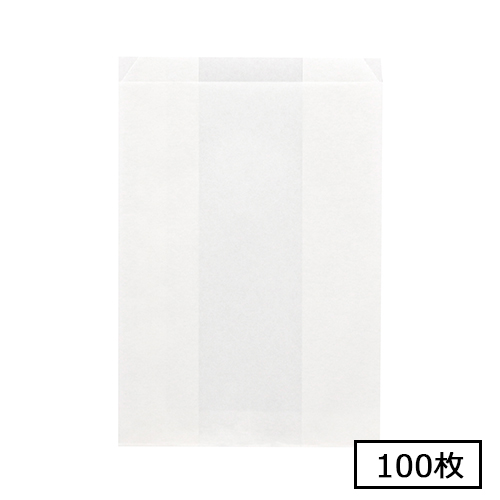 NF耐油ガゼットパック 大 白無地 100枚