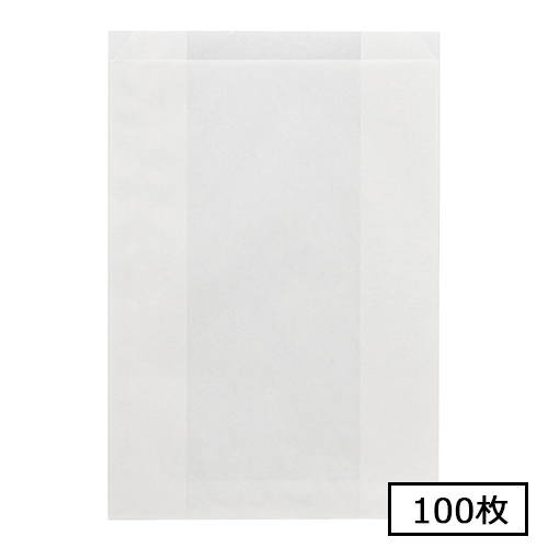 NF耐油ガゼットパック 特大 白無地 100枚