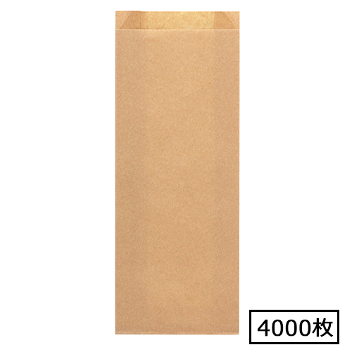 NF耐油ガゼットパック ロング 未晒無地 4000枚