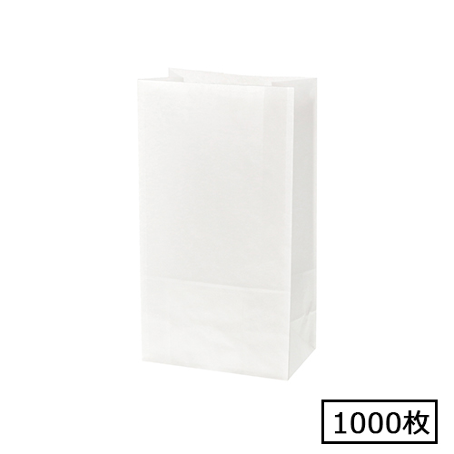 NF耐油角底袋 No.6 白無地 1000枚