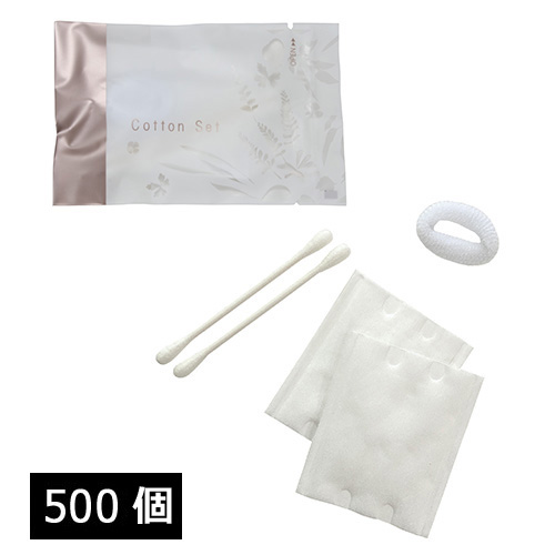 コトンEセット（DEAR LEAF）ヘアバンド白 500個