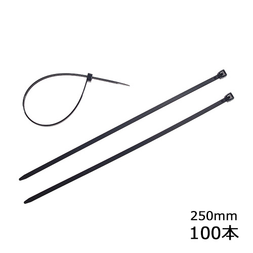 アースグリーンタイ 250mm (SG-Bio250W)  100本 (100本×1袋)