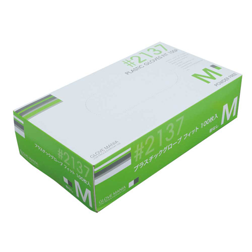 2137 プラスチックグローブフィット M 2000枚