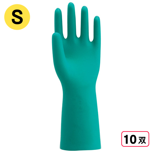 2451 ケミシールド 中厚手裏毛付 1P S グリーン 10双