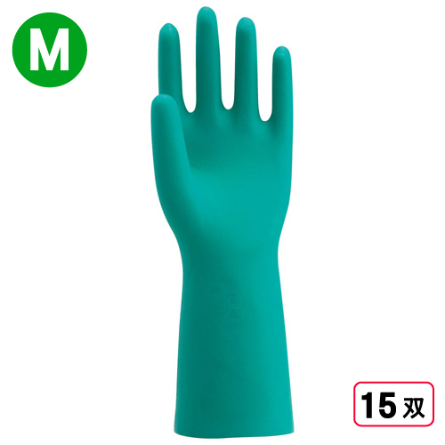 2451 ケミシールド 中厚手裏毛付 1P M グリーン 10双