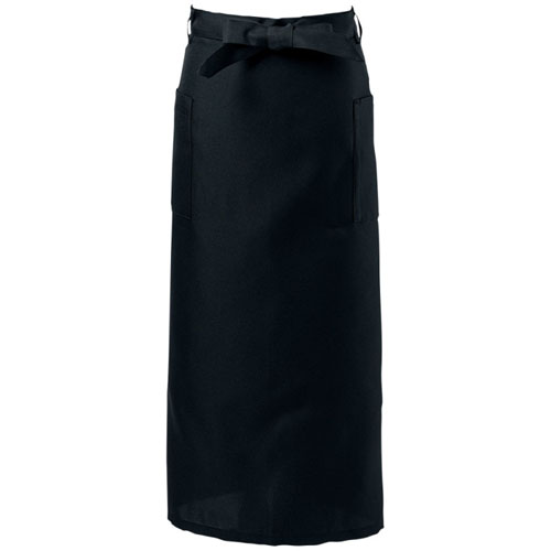 エプロン（ロング）ブラック