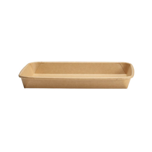 未晒 紙食品トレー #7 カールフードトレー 400枚  