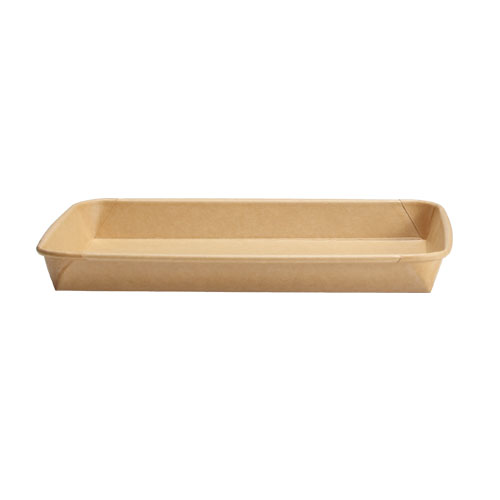未晒 紙食品トレー #9 カールフードトレー 400枚  