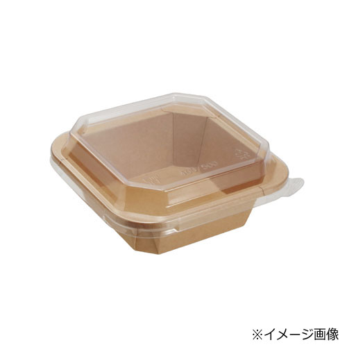 未晒 紙食品容器 500ml オクタゴナルボウル/Octagonal bowl 50枚