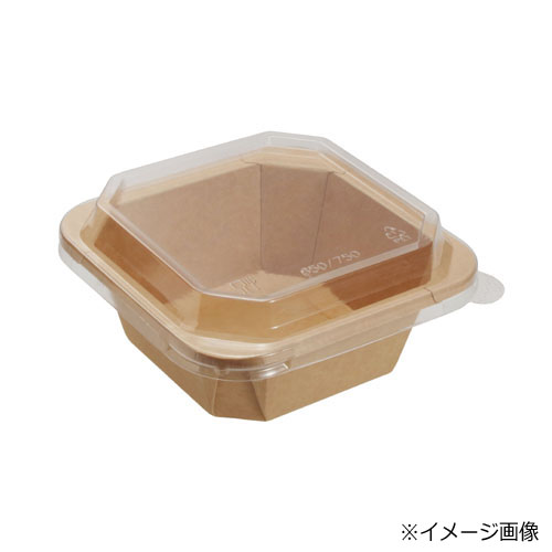未晒 紙食品容器 750ml オクタゴナルボウル/Octagonal bowl 50枚