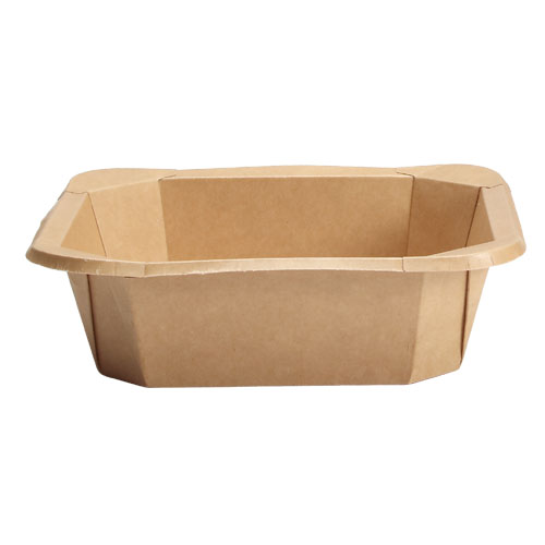 未晒 紙食品容器 1000ml オクタゴナルボウル/Octagonal bowl 50枚