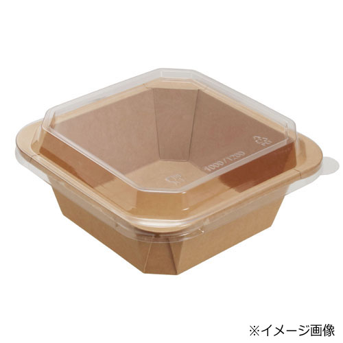 未晒 紙食品容器 1200ml オクタゴナルボウル/Octagonal bowl 50枚