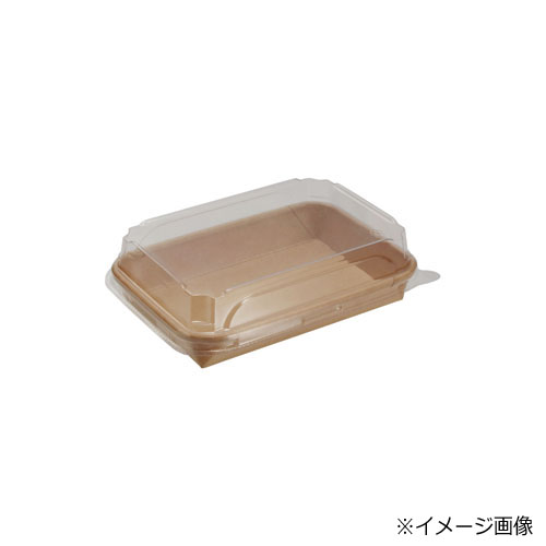 未晒 紙食品トレー専用 PETフタ #3 カールフードトレーLid 50枚  