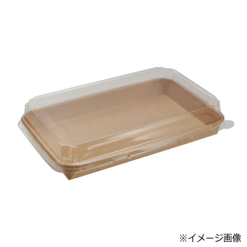 未晒 紙食品トレー専用 PETフタ #9 カールフードトレーLid 50枚  