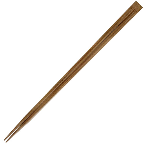 竹箸 炭化天削先細9寸(24cm) 100膳