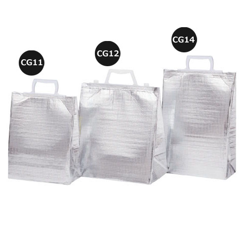 【送料無料】ミナクールパック CG14 保冷袋アイス用手提げ 折込V L 100枚 ミナクールパック CG14 保冷袋アイス用手提げ 折込V L 100枚｜紙コップ