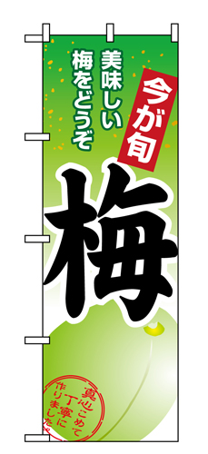 『メーカー取寄せ品 入荷次第発送』のぼり 1374 梅