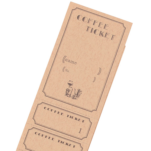 コーヒーチケット（CT-2）サイフォン柄 1000枚