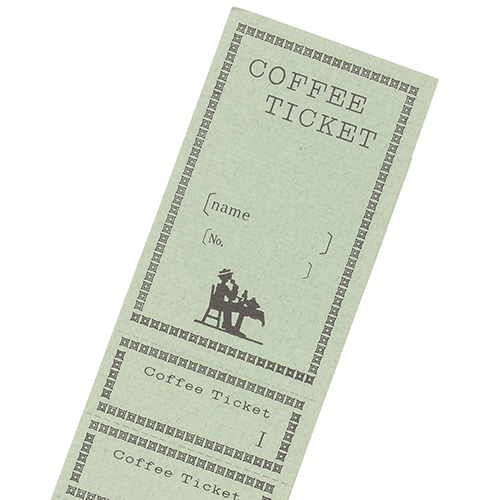 コーヒーチケット（CT-3）食事風景柄 1000枚