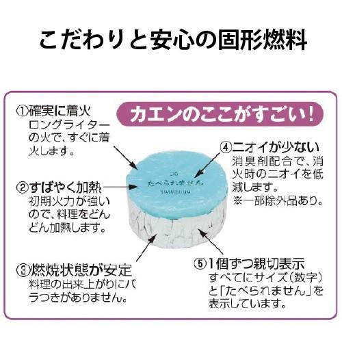 廃盤　スイス  LONZA 固形アルコール燃料 20個入り2箱 計40個 固形燃料20g カエンニューエース(E20) 400個｜紙コップ・プラカップ