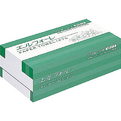 エルフォーレ ペーパータオルダブル（中判） 30パック｜紙コップ