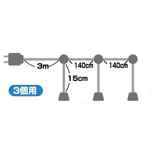 『メーカー取寄せ品 入荷次第発送』9029 提灯用ソケット3個用【業務用】_提燈_吊燈_お祭り_飲食店