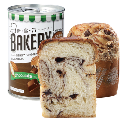 AST新食缶ベーカリー 缶入ソフトパン（チョコレート）100g 24缶