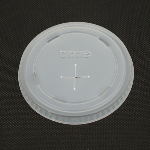 業務用 デキシー81パイ用ストロー穴LID半透明（蓋）2000枚
