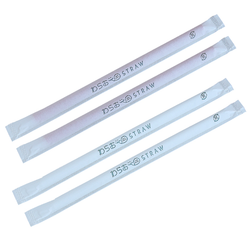 ★曲がるストロー 袋入（6×170mm）500本